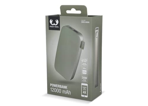 2PB12100 | Fresh 'n Rebel Powerbank 12000mAh USB-C Schnellladung 20W