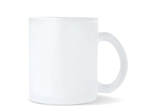 Mallorca Sublimations Becher aus gefrostetem Glas 335ml