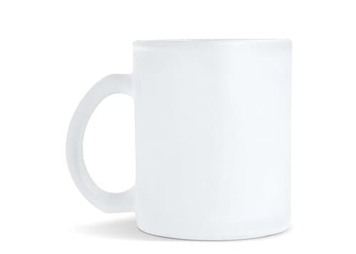 Mallorca Sublimations Becher aus gefrostetem Glas 335ml