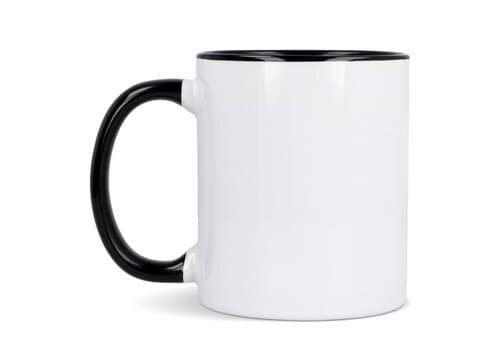 Oslo Sublimationsbecher farbig innen & Griff 300ml