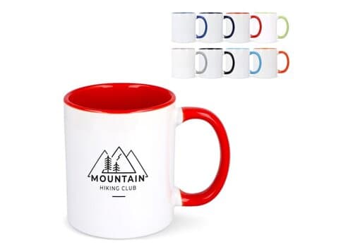 Oslo Sublimationsbecher farbig innen & Griff 300ml