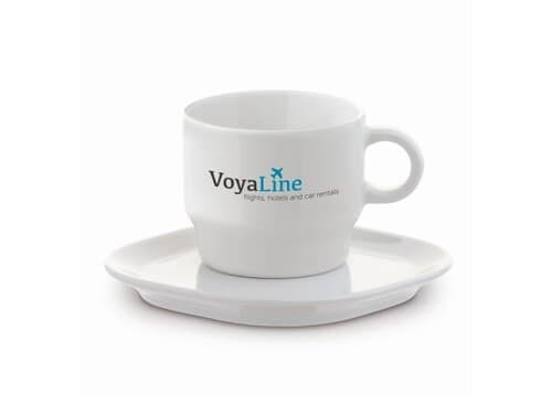 Tasse Viereck Teller Satellite 180ml