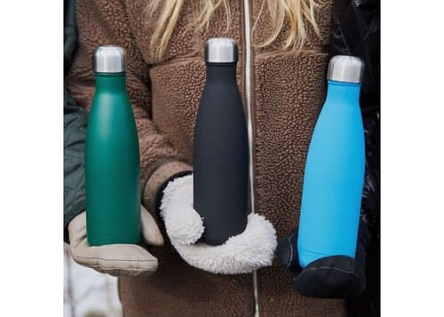 Sagaform Nils Stahlflasche Gummi 500ml