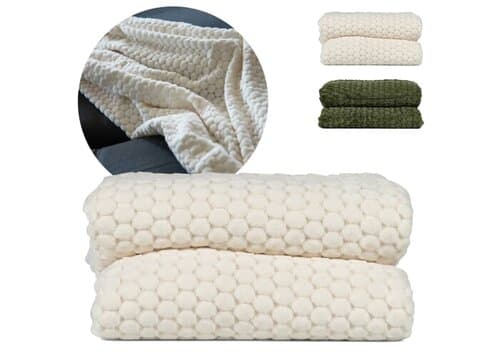 Sagaform Maja Fleece kariert 130x170 cm