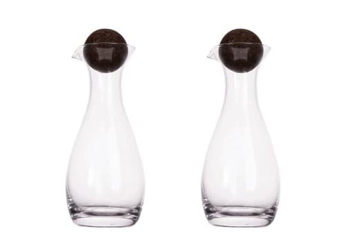 Sagaform Nature Öl-/Essigkaraffen mit Korkstopfen 2-tlg. 300ml