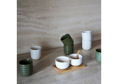 Sagaform Ellen Schüsselset mit Löffeln 170ml