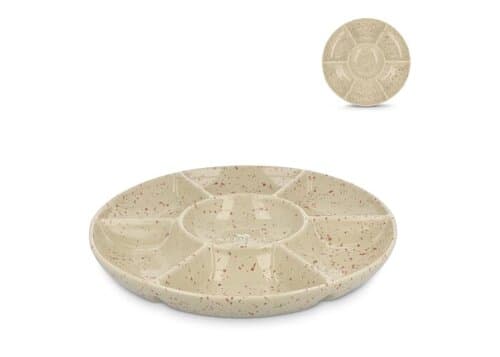 Sagaform Ditte Keramik-Servierplatte rund 26 cm