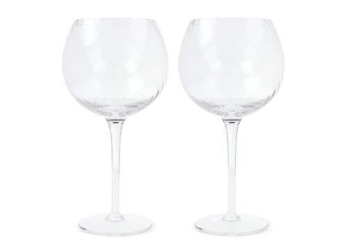 Byon Opacity 2er-Set Weingläser mit stilvollem Glasmuster 470ml