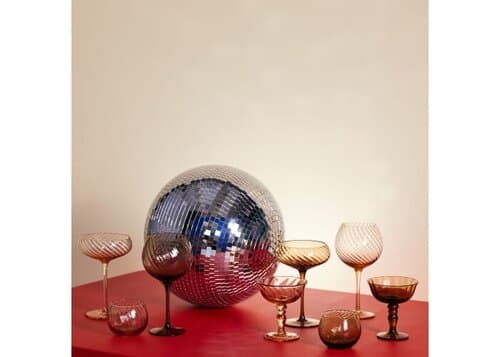 Byon Opacity 2er-Set Weingläser mit stilvollem Glasmuster 470ml