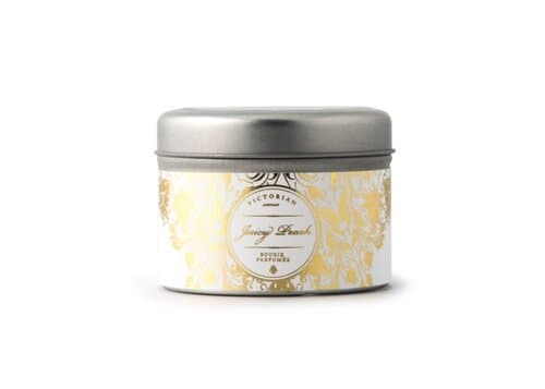 Victorian Sense Tinbox Saftiger Pfirsich Duftkerze