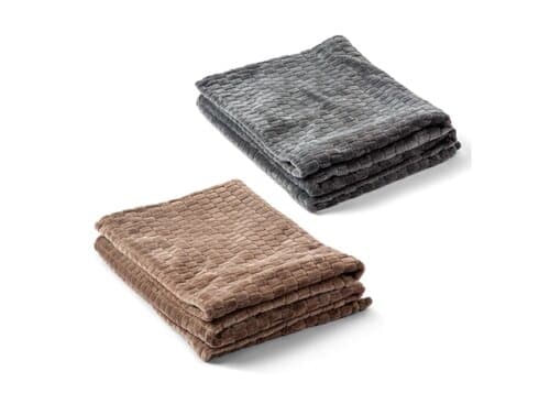 Kosta Linnewafveri Fleece Plaid Jaquard 130x170 cm