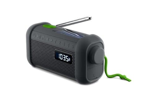 MH-08 | Muse Radio, Bluetooth-Lautsprecher mit Solar- und Öffnungsmechanismen