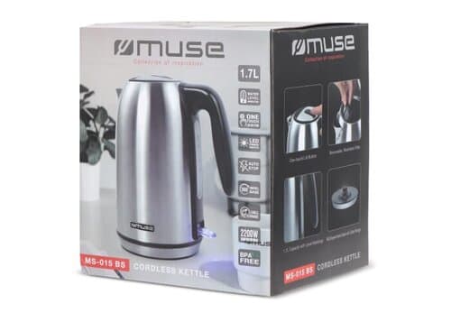 MS-015|Muse Edelstahl Wasserkocher