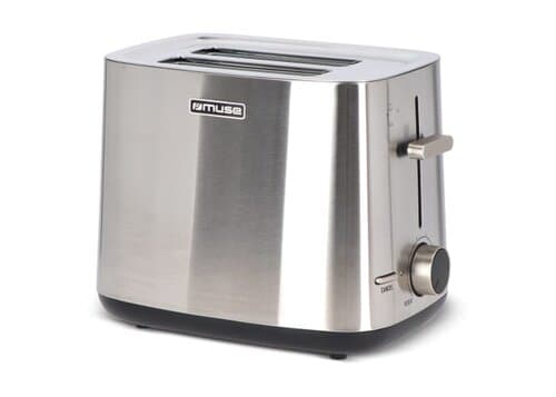 MS-115|Muse Edelstahl Toaster