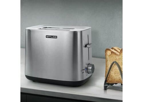 MS-115|Muse Edelstahl Toaster