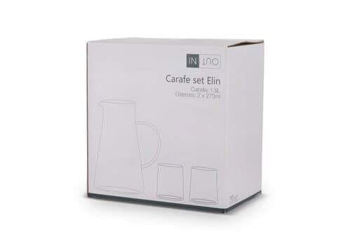 InSideOut Karaffe Elin mit 2 Gläsern