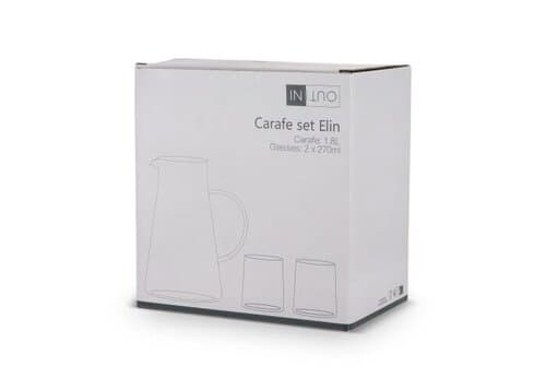 InSideOut Karaffe Elin mit 2 Gläsern