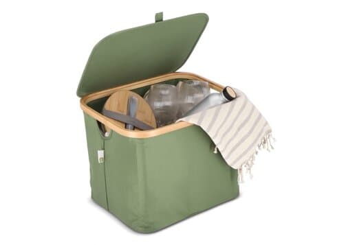 InSideOut faltbarer Korb mit Deckel Sogne 40,5 x 33 x 30cm rPET