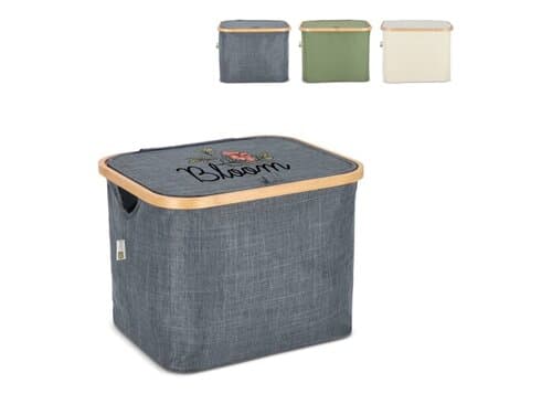 InSideOut faltbarer Korb mit Deckel Sogne 40,5 x 33 x 30cm rPET