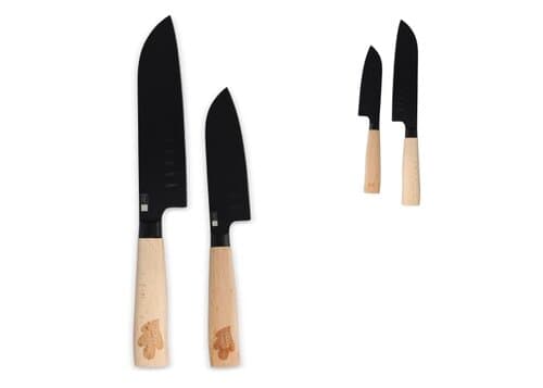 InSideOut Santoku 2tlg. Messerset Ravn