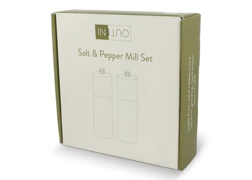 InSideOut Holz-Salz- und Pfeffermühle-Set