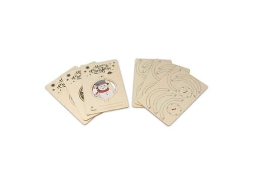 InSideOut Weihnachtsschmuck aus Holz 3er-Set