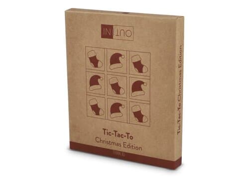 InSideOut Weihnachts-Tic-Tac-Toe aus Holz