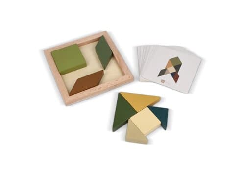 InSideOut Holz-Tangram think IQ puzzle