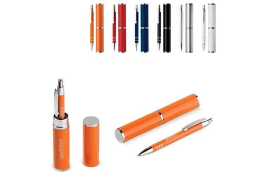 Kugelschreiber in Köcher