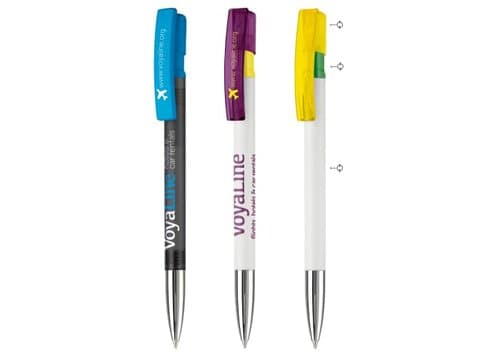 Kugelschreiber Nash Combi mit Metallspitze