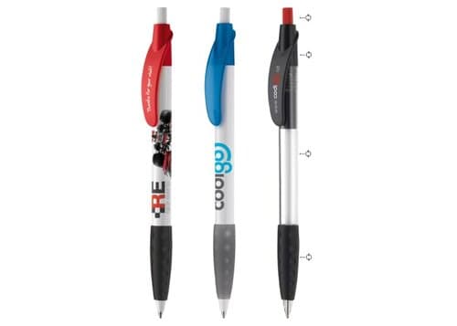 Kugelschreiber Cosmo Combi mit Gummigriff