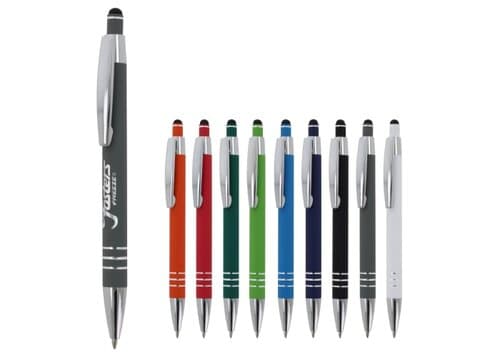 Kugelschreiber Athen Metall Softtouch