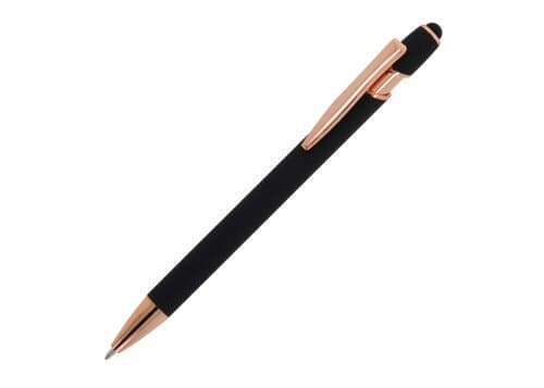 Kugelschreiber Paris Deluxe Metall gummiert