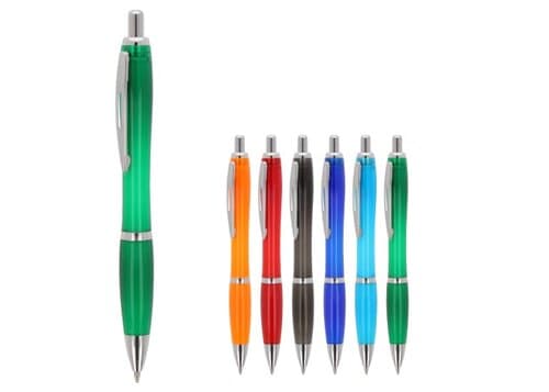 Kugelschreiber Hawaii transparent Ocean Bound Plastic