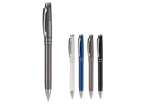 Aluminium Kugelschreiber mit 2 Ringen