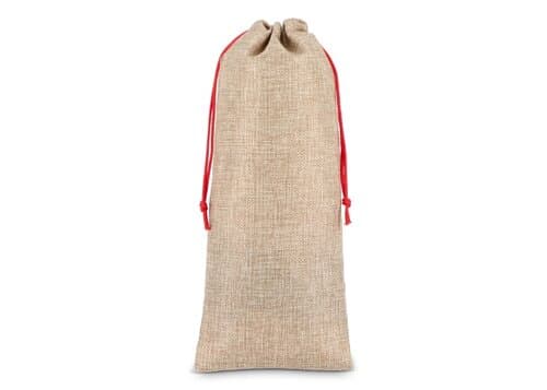 Flaschenetui im Jute-Stil 14 x 34 cm