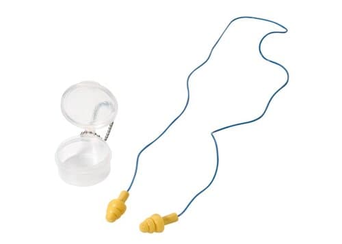 Ohrstöpsel an einer Kordel