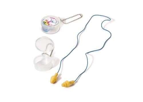 Ohrstöpsel an einer Kordel