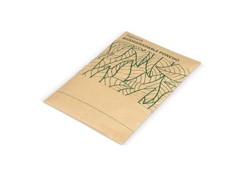 Biologisch abbaubarer Regenponcho