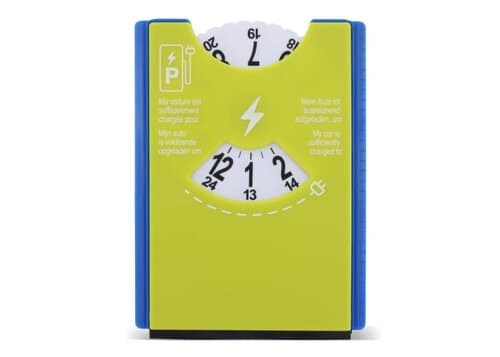 Parkscheibe mit Eiskratzer "Electric"