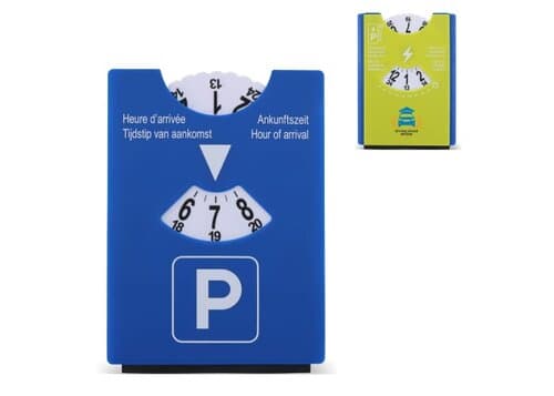 Parkscheibe mit Eiskratzer "Electric"