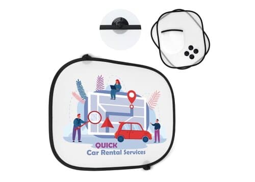 Sonnenblende, 2er-Set mit Etui Sublimation