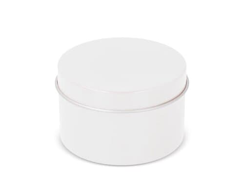 Kirtan-Duftkerze auf Pflanzenbasis in großer recycelter Dose