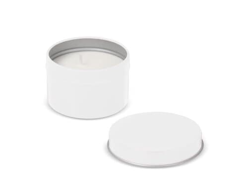 Kirtan-Duftkerze auf Pflanzenbasis in großer recycelter Dose