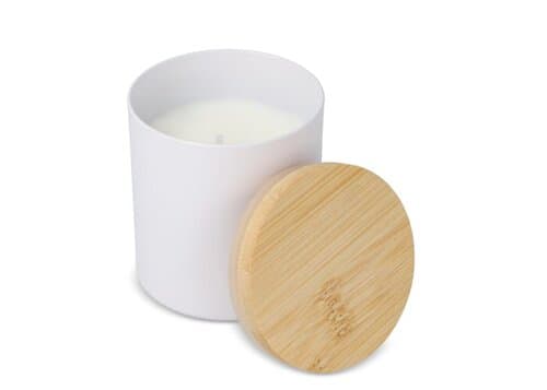 Bhakti-Duftkerze auf pflanzlicher Basis in recyceltem Aluminiumgefäß