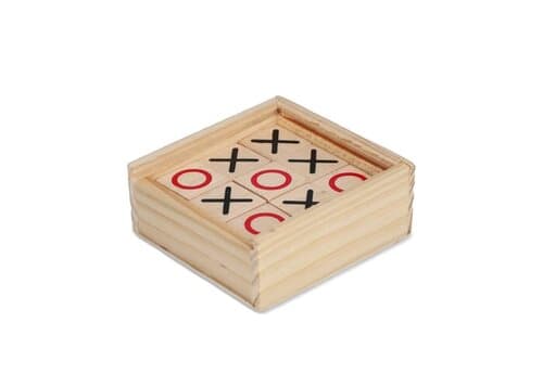 Tic Tac Toe Set in Holzkiste
