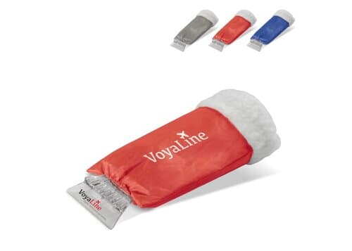 Eiskratzer mit Handschuh