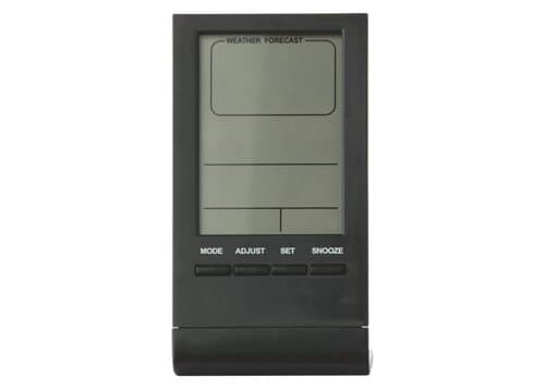 Elektronische Wetterstation Schwarz