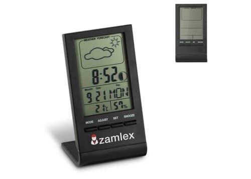 Elektronische Wetterstation Schwarz