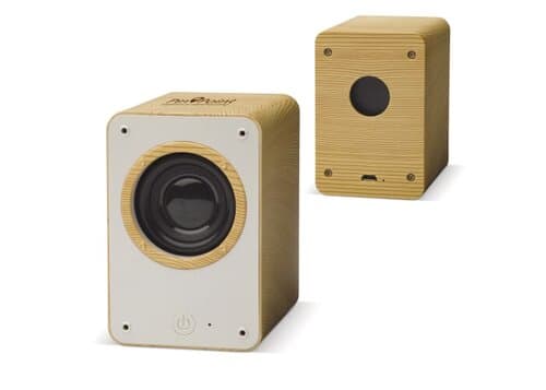 Kabelloser Lautsprecher in klassischer Holzoptik 3W